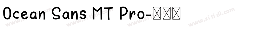 Ocean Sans MT Pro字体转换
